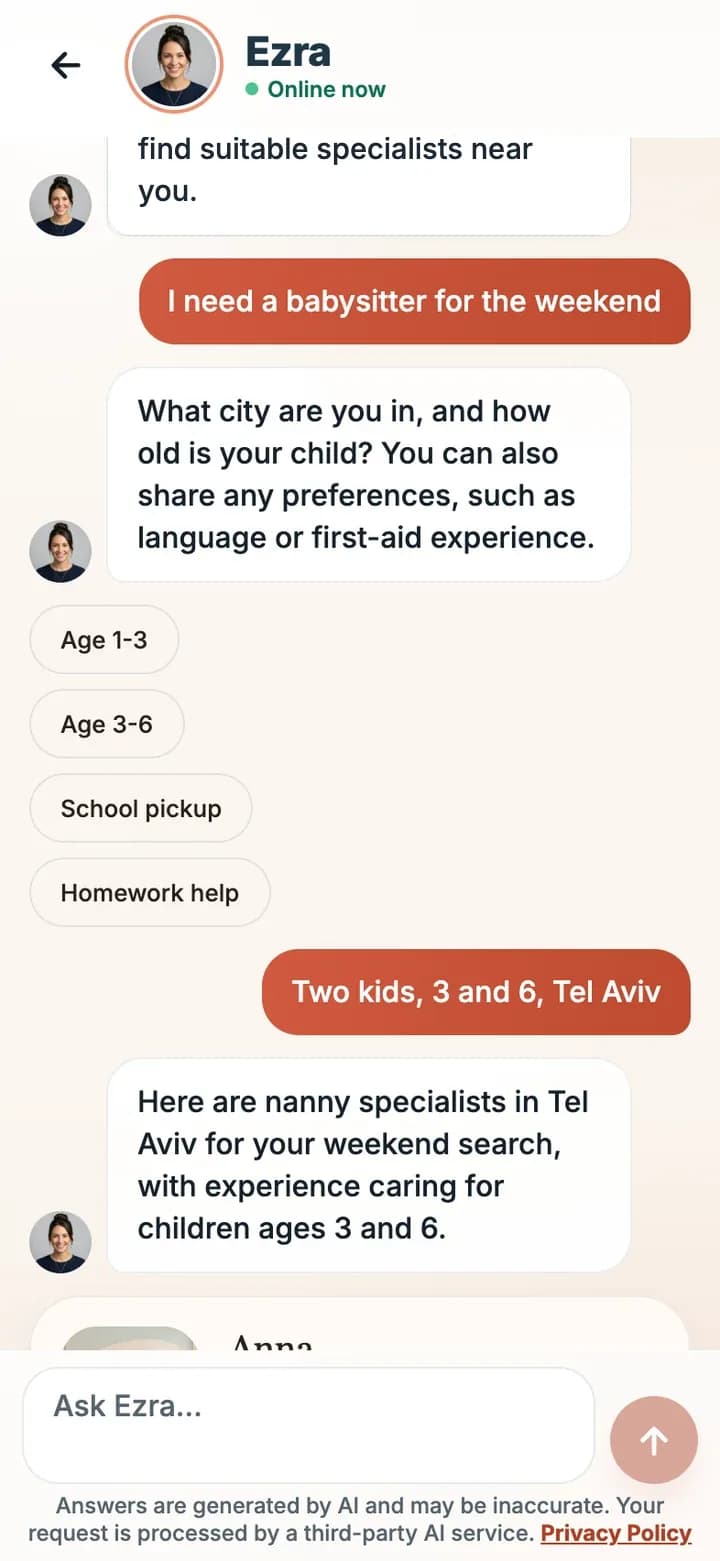 Easier in the app