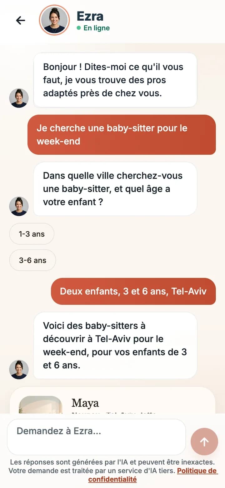 Plus pratique dans l’application